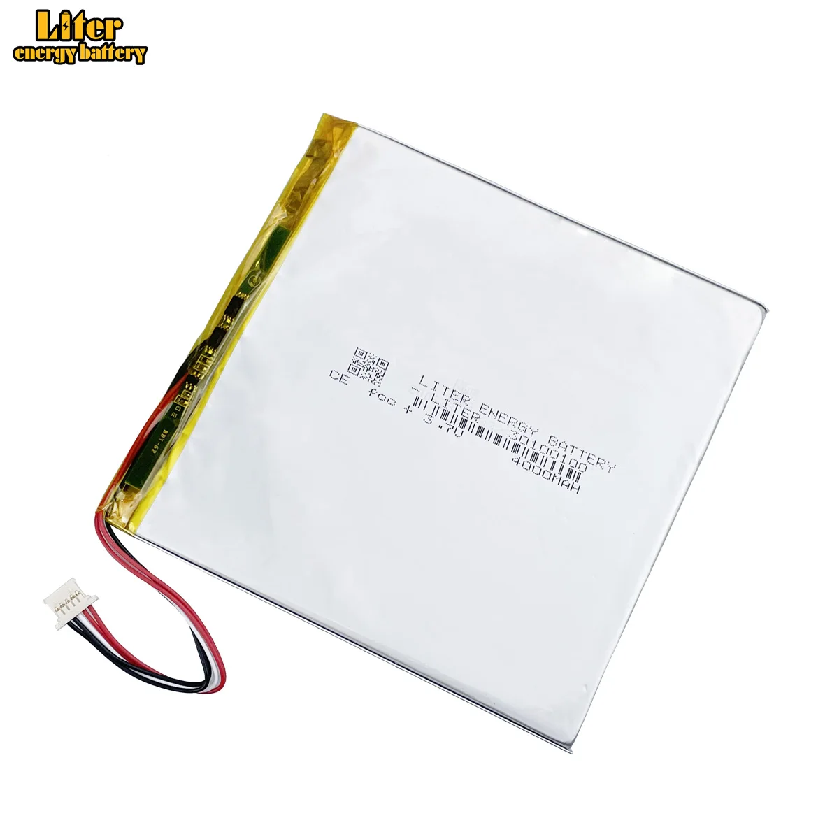 1.0MM 5pin connector 3.7V 30100100 4000mah Rechargeable lipo battery li ion polymer lithium battery Tablet PC Battery