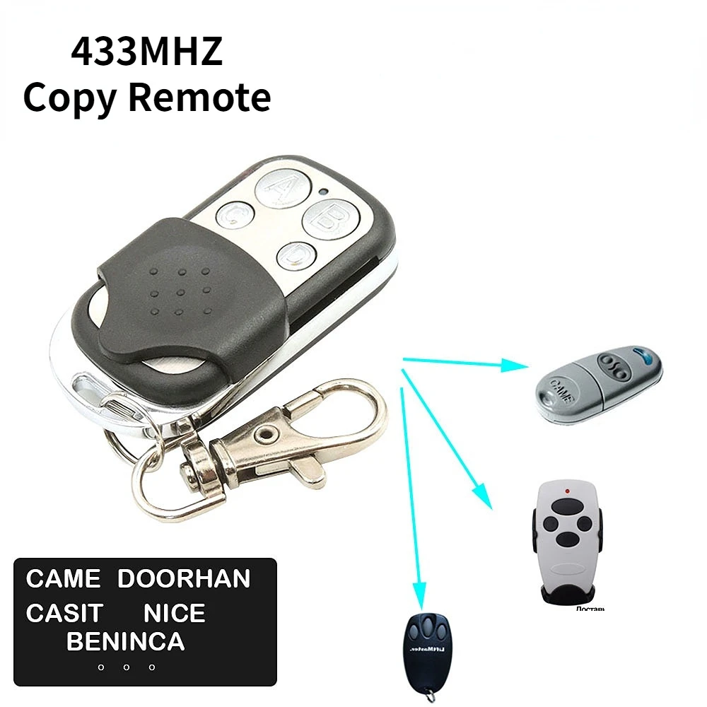 RF 433.92 MHz Universal High Function Copy Remote Control Clone for CAME NICE DOORHAN Remote Control Gate Garage Door Opener