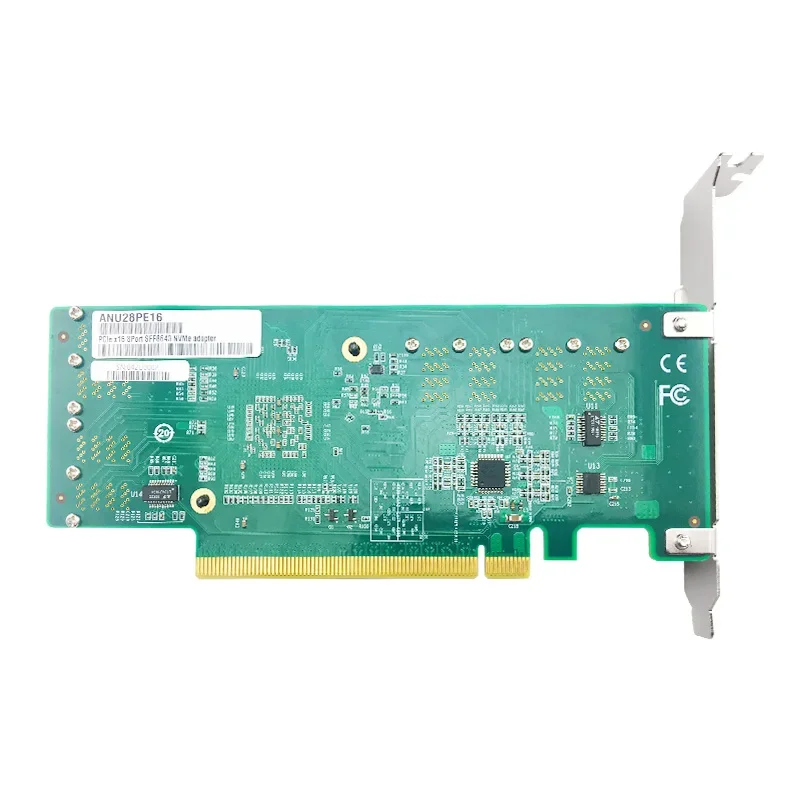 ANU28PE16-elevador de SSD NVMe SFF8643 a SFF8639, 8 puertos 12Gbs,(no con cables,no es compatible con LSI 8643x2 a 8639x2)