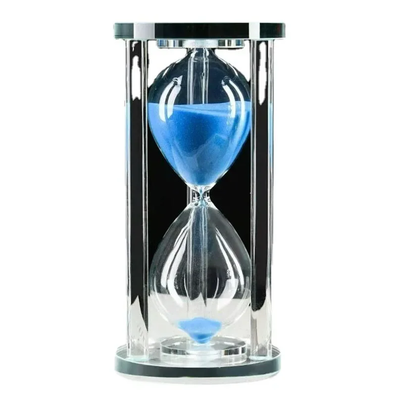 Hourglass Decor 60 Minutes Hourglass Sand Timer School Modern Wooden Hour Glass Sandglass Sand Clock Timers Home Decoration Gift