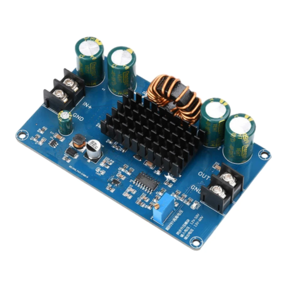 High-power Booster Constant-voltage Adjustable Power Module 12A Synchronous Rectifier 300W DC-DC Step-up Conversion Power Module