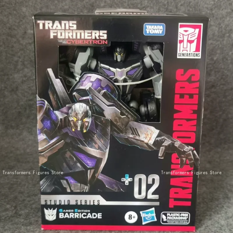 Original brandneues Transformer-Roboter-Modellspielzeug SS-GE 02 Barrikade G1 Studio Film Cartoon Actionfigur Anime Beliebte Puppengeschenke