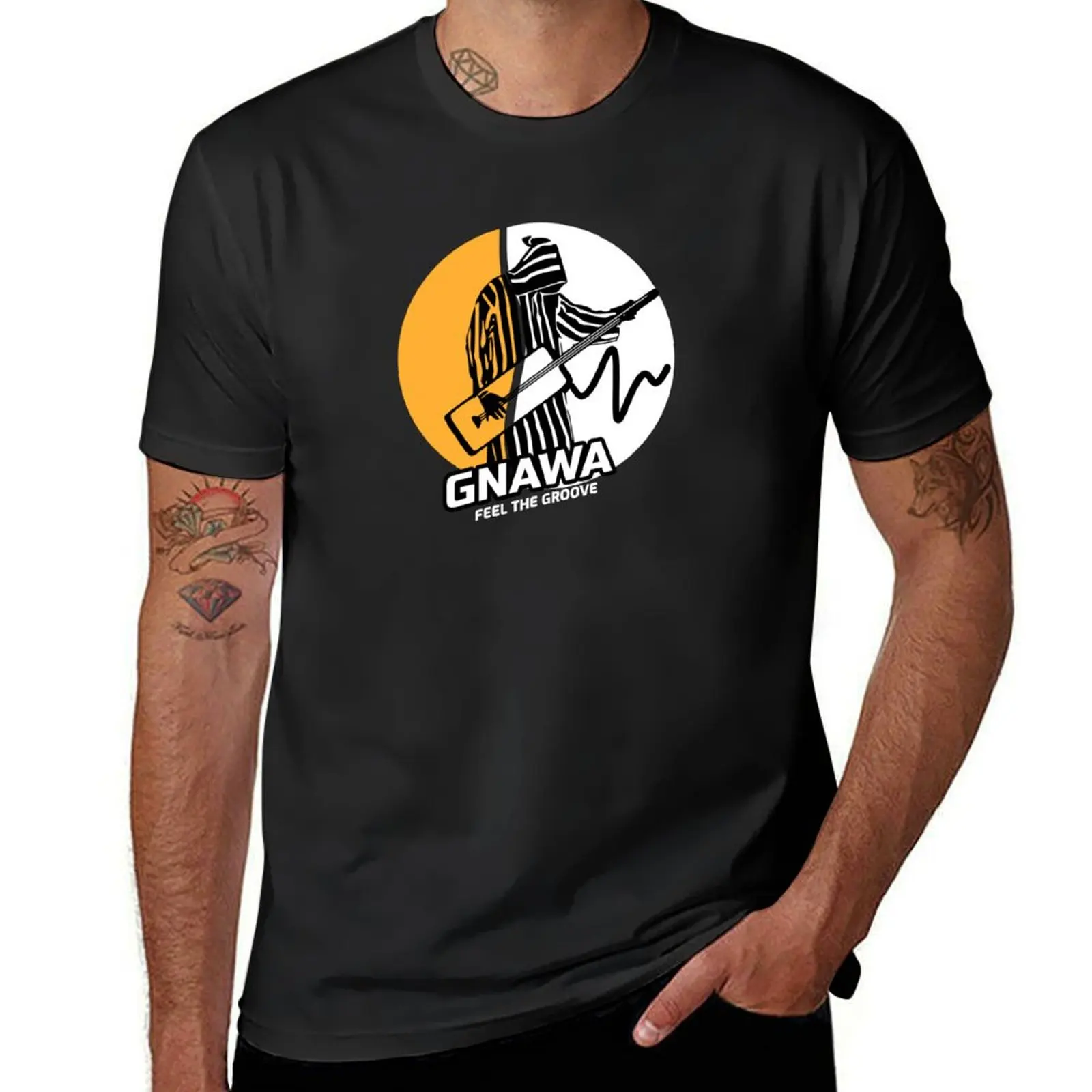 

Gnawa, spiritual music, guembri, djellaba, feel the roove, morocco, gift T-Shirt boys animal print designer t shirt men
