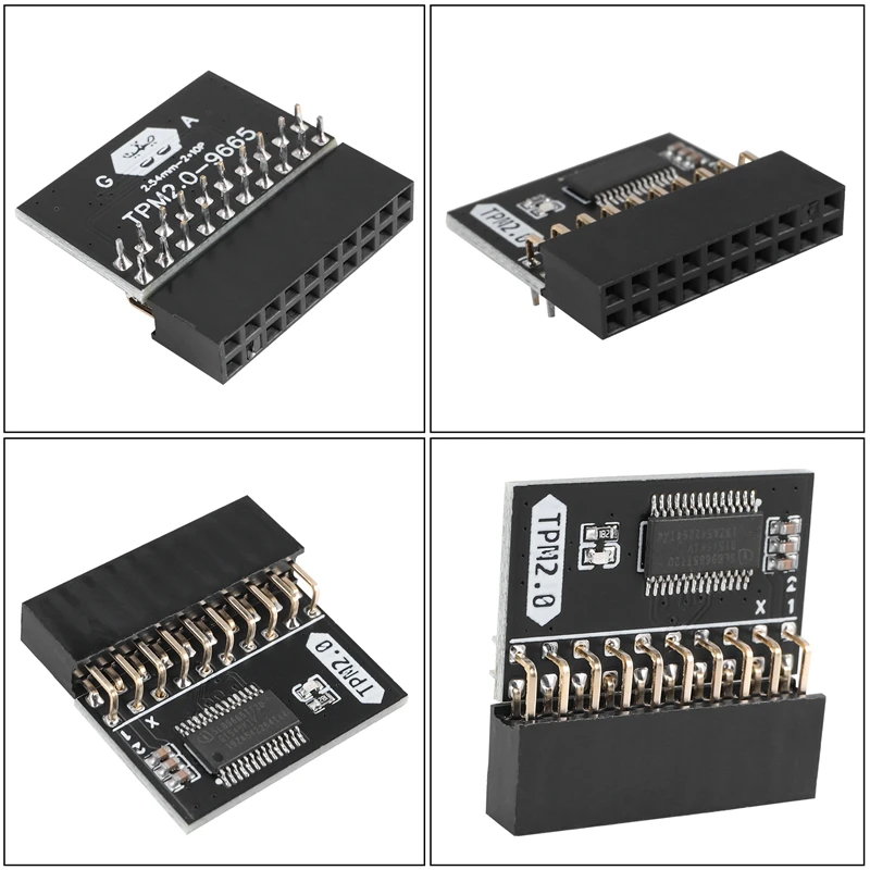 Modulo di protezione LPC 20 pin per ASUS TPM-L R2.0/Gigabyte GC-TPM2.0 Modulo piattaforma Trust compatibile 20 pin 20-1 L2P7