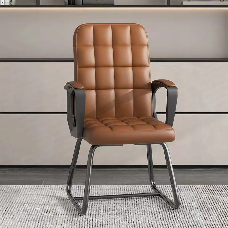 

Leather Executive Office Chair Modern Rest Lounge Comfort Single Office Chair Aesthetic Relax Silla De Escritorio Furniture