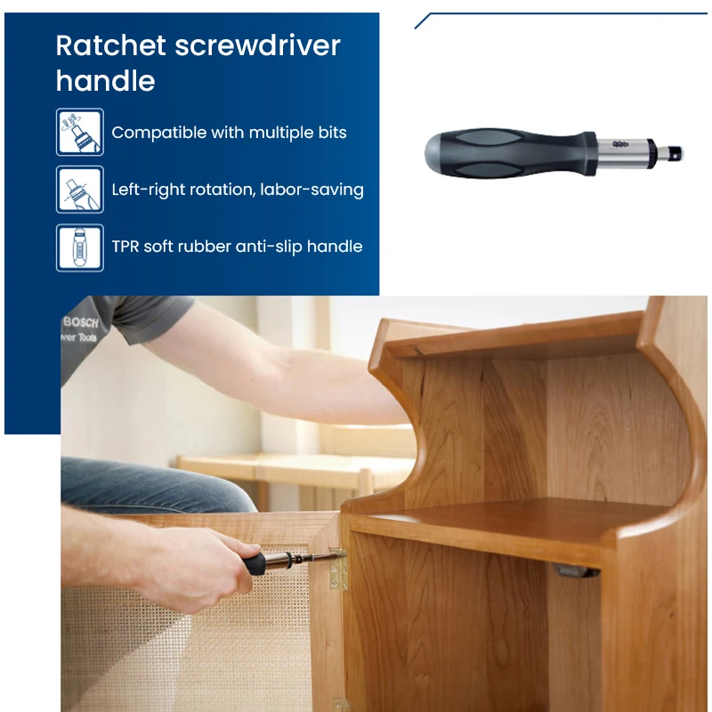 Imagem -04 - Bosch-kit Chave de Fenda Elétrica Tomada de Unidade Catraca Torque Chave Grupo Chave de Fenda Bit Chave Rápida Ferramentas de Reparação 38 Pcs 4