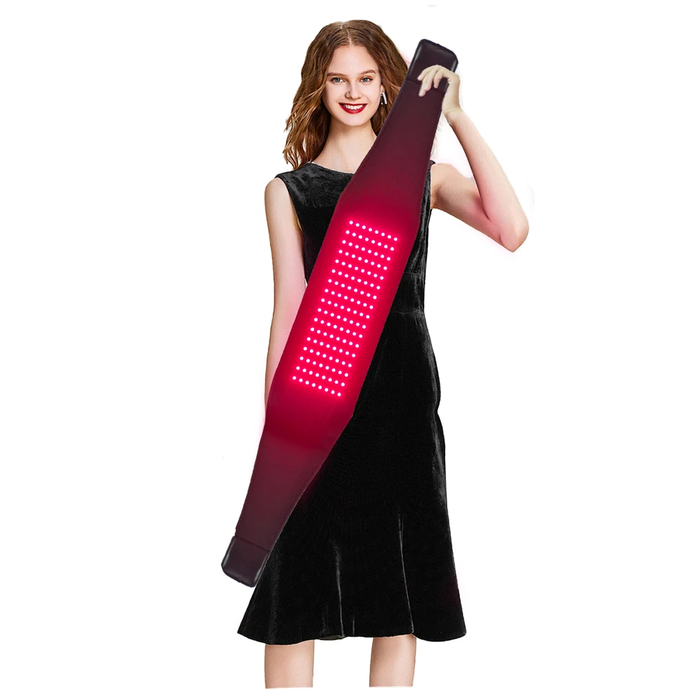 

Adjustable 660nm/850nm Red LED Light Therapy Wrap Handheld Targeted Pain Relief for Neck Weight Loss Key Features Red Light Belt
