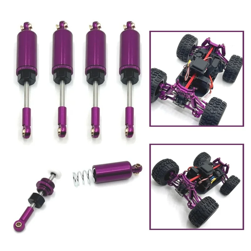 

Metal Front & Rear Hydraulic Shock Absorber Upgrade Spare Parts For MJX 1/14 14209 14210 RC Car