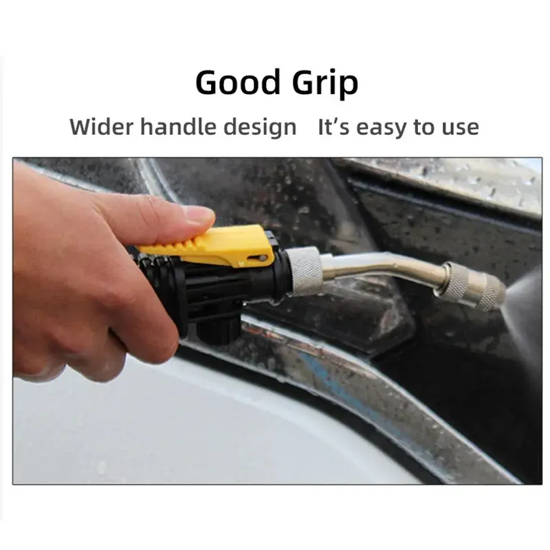 مسدس مياه محمول عالي الضغط ، أداة تنظيف متعددة الاستخدامات للسيارات والحدائق والأماكن الخارجية ، بلاستيك متين ، تخزين سهل #6