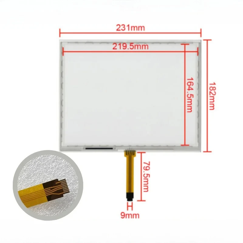بديل لوحة شاشة لمس جديدة مقاس 10.4 بوصة John Deere GreenStar 3 GS3 2630 PH41216083 Rev. زجاج لمس RTP104A5B004 #1