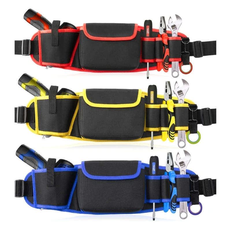 

Tool Electrician Waist Belt Bags Oxford Cloth Work Aprons Craftworks Electrician Tool Maintenance Accessories