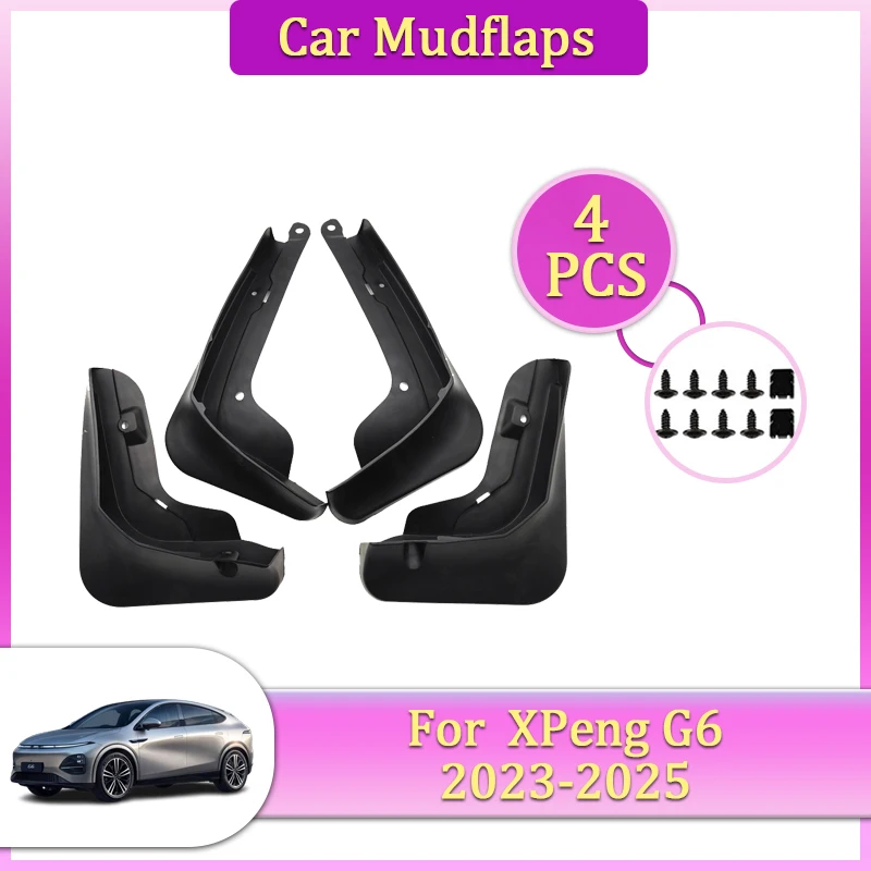 

Автомобильные брызговики, детали для XPeng G6 2023 2024 2025, автомобильные брызговики, инструмент, брызгозащищенное крыло, автомобильная расклешенная крышка, аксессуары для автогрязи