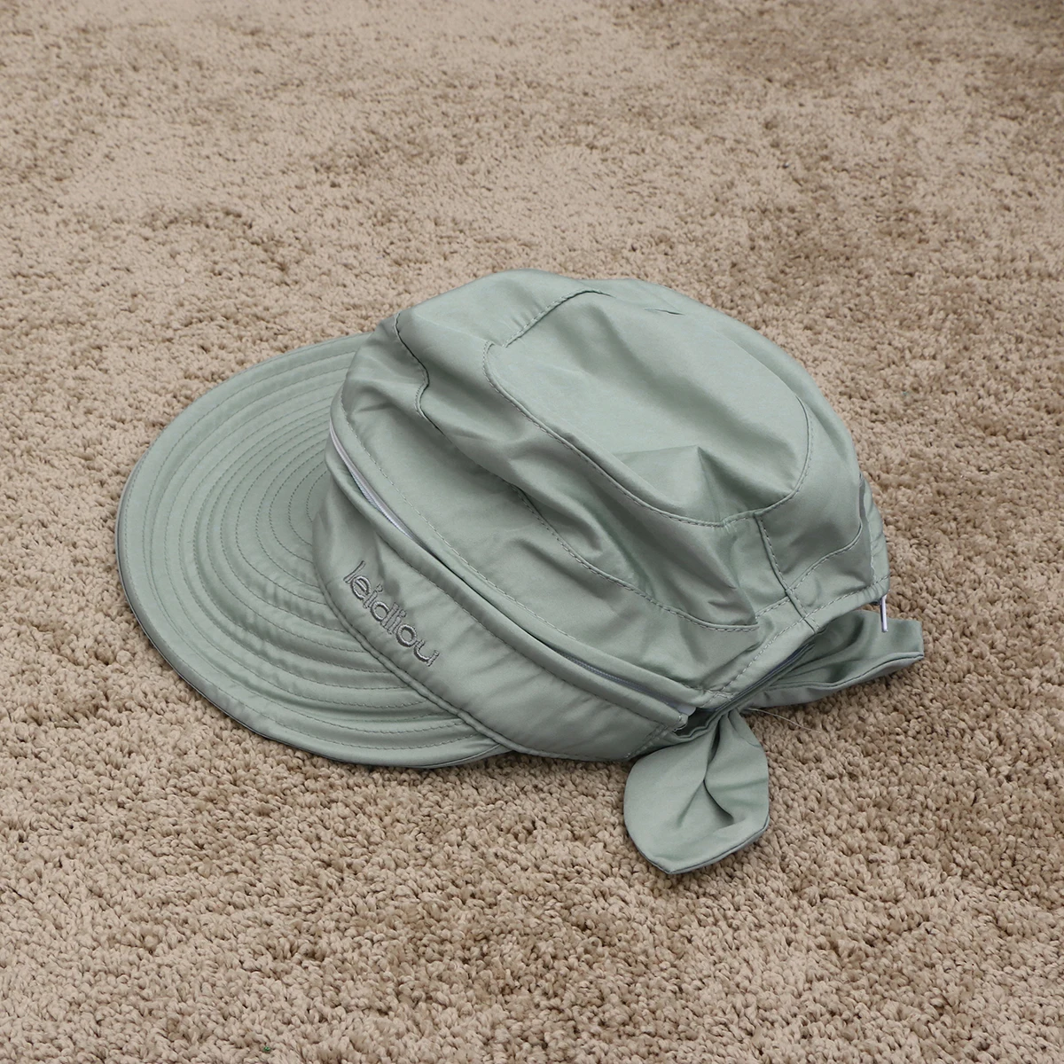 

2-Style Foldable Sun Hat Wide Brim Adjustable Bowknot Visor Caps Uv Protection for Women Summer Beach Outdoor