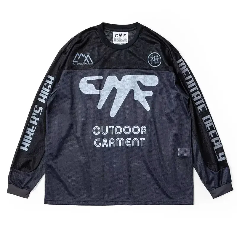 COMFY Outdoor Classic Long Sleeve Quick-Drying Antibacterial Sunscreen CMF Functional Crew Neck Pullover T-Shirt