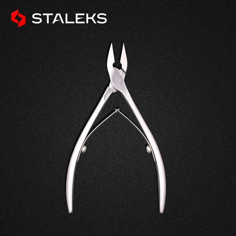 STALEKS NS-71-14 Professional Toenail Cuticle Nipper 14mm Stainless Steel Dead Skin Scissor Nail Scissor Plier Manicure Tool