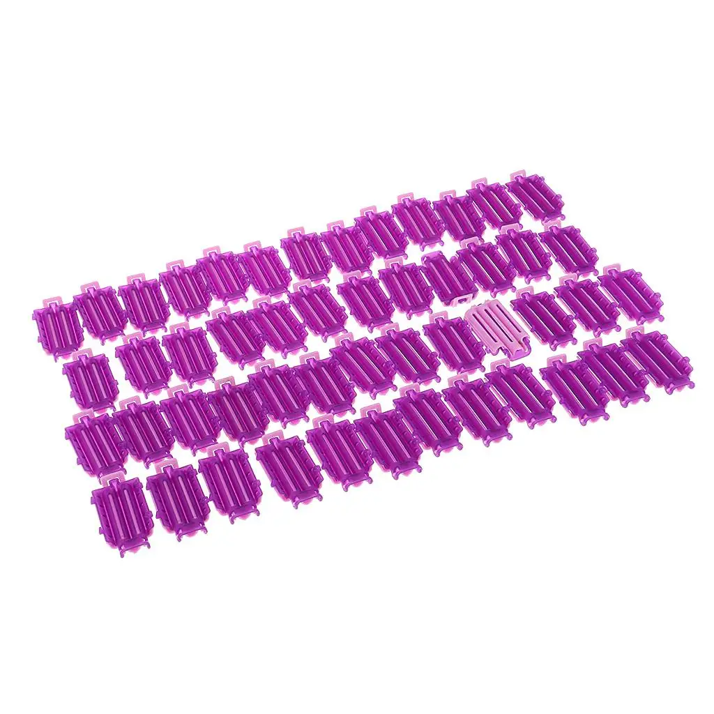 Hair Rods Small Size Pink Purple Reusable Curl Machine Hair Tools for Women Salon Supplies and Home Hairstyle