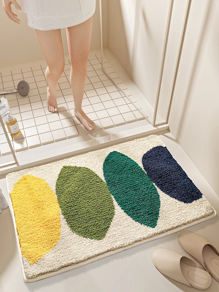 

Ультраабсорбирующий нескользящий коврик для ванной комнаты и спальни, придверный коврик для входа, с сильным водопоглощением, домашний ковер