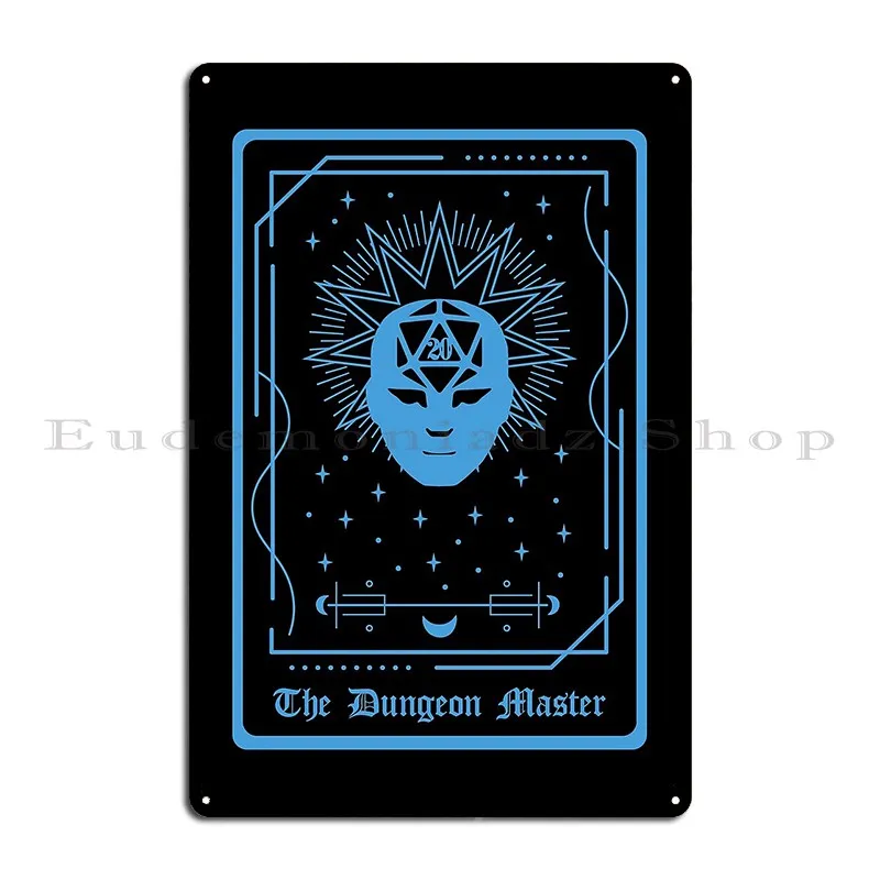 Dandd Dungeon Master Tarot Card Metal Plaque Plaques Funny Designing Cinema Designer Tin Sign Poster