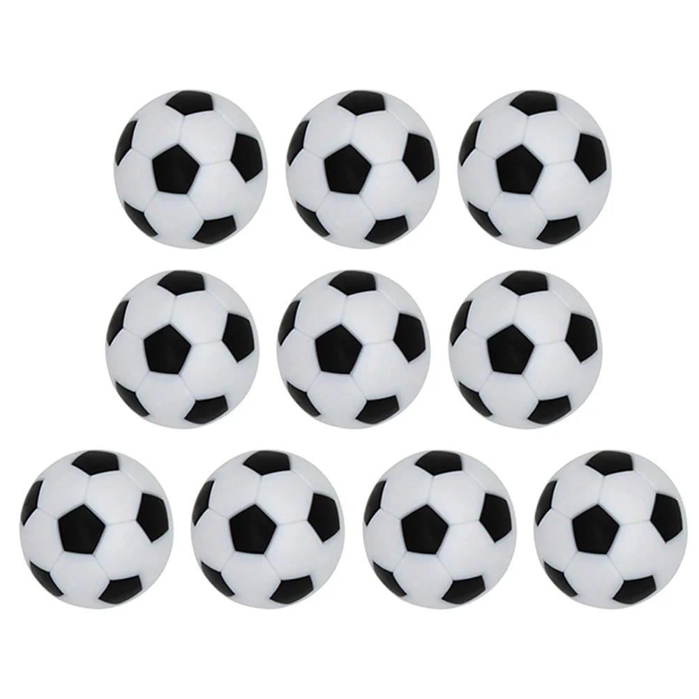 10 pezzi di calcio da tavolo in resina per biliardino, accessorio per decorare la sostituzione della fornitura da tavolo, accessori per macchine per palline per bambini