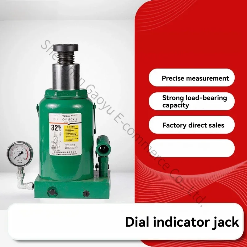New 20t Tool Vertical Hydraulic Jack with Table National Standard Heavy Duty Hand Crane Auto Repair Bridge Wharf Construction