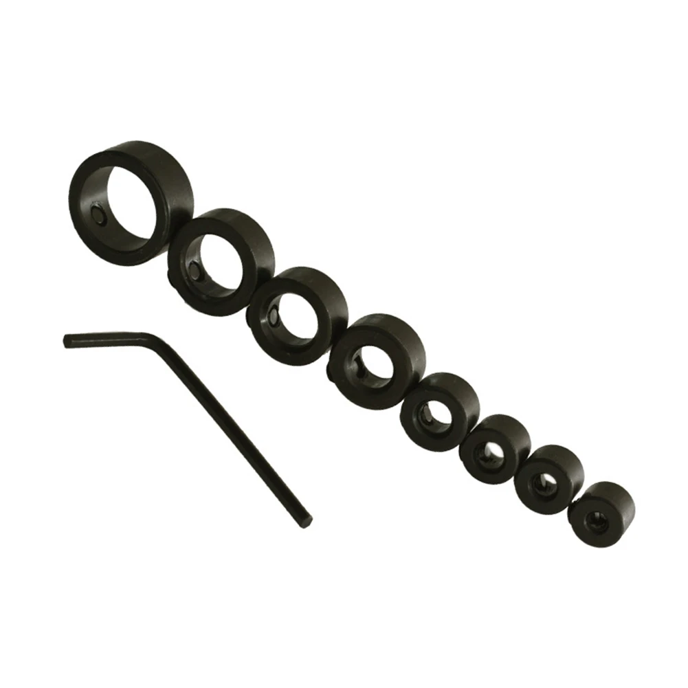 Carpentry DIY Projects Woodworking Drill Stopper Stop Collar Set Standard Bits Compatible Works With Standard Bits