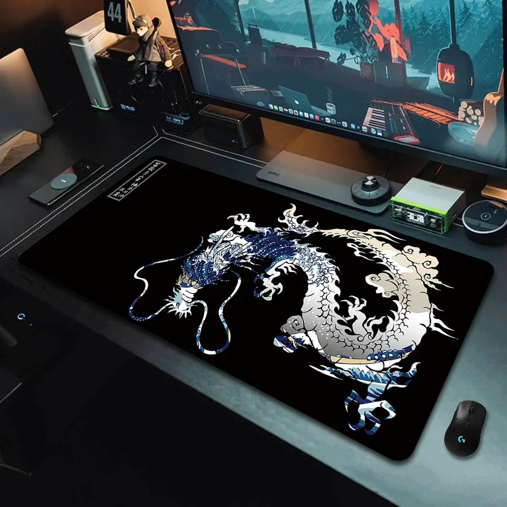 Gaming mouse pad Chinese style desk mat computer mousepad company large desk pads 100x50 cm large gamer mouse-mat