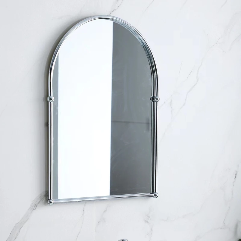 

Bathroom mirror retro brass gold bathroom mirror toilet dressing mirror
