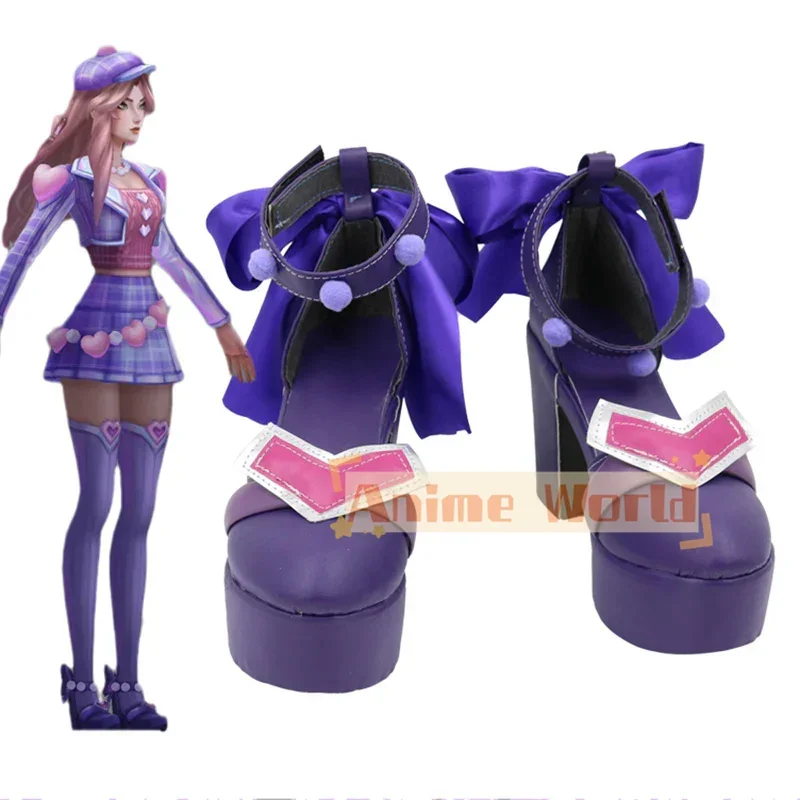 

Valentine's Day 2025 Heartache Caitlyn Cosplay Shoes Halloween Carnival Boots Custom Made