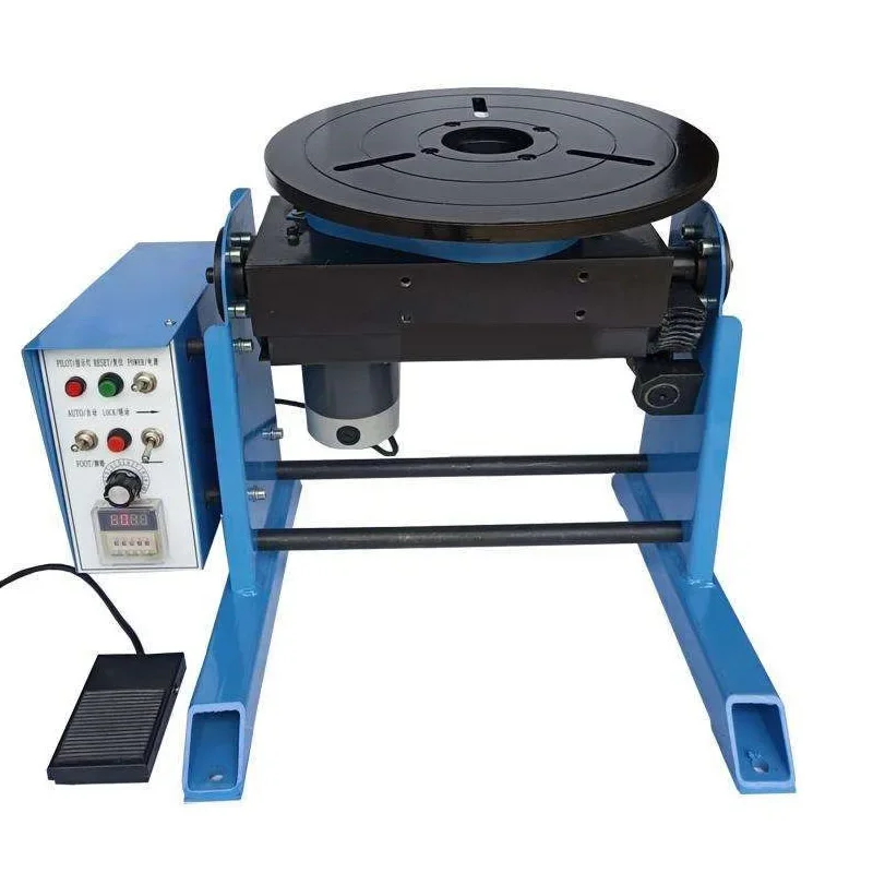 200 Chuck + 30kg Mini Welding Positioner Turntable 3 Jaw Lathe Chuck Welding Table semi-automatic welding