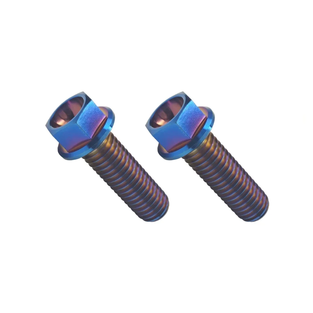 Perno de titanio M8x25mm, tornillo de pinza de freno delantero para motocicleta HONDA WAVE 125 CBR 150R ZOOMER-X MSX125(GROM) CLICK125 MOOVE, 2 uds.
