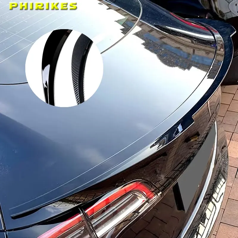 

Спойлер для Tesla Model 3 2017-2023, аксессуары, ABS, заднее антикрыло, новый дизайн, снижение сопротивления воздуху, внешние детали автомобиля