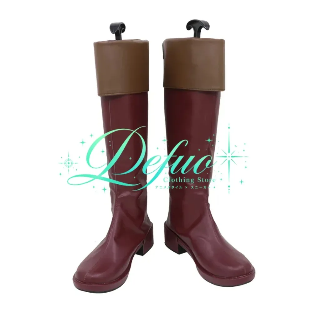 Custom PU Leather Cosplay Boots for Halloween Fantasy Character Party Anime Convention Stage Show and Photo Shoot