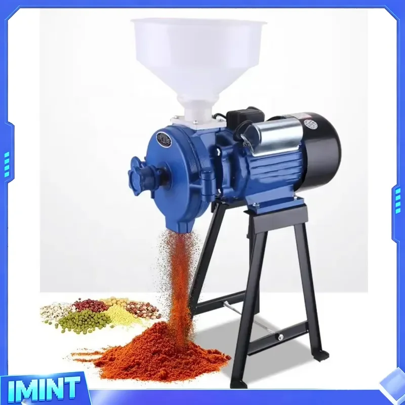 Oil Food Grinder Corn Mill Sunflower Seeds Grinder Wheat Animal Feed Grass Fresh Chili Paste Grinding Machine - view 5