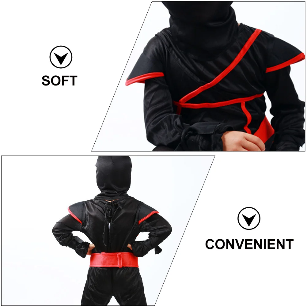 

Children's Ninja Costume Kid Performance Clothes Stage Show Robe Halloween Party Clothing Supplies