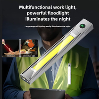 LED Keychain Flashlight USB-C Rechargeable 800Lm Portable Mini Torch Light Pocket Lantern Flood Work Light With Magnet