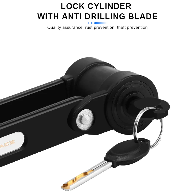 Candado plegable para bicicleta con alta seguridad antirrobo MTB - imagen 2