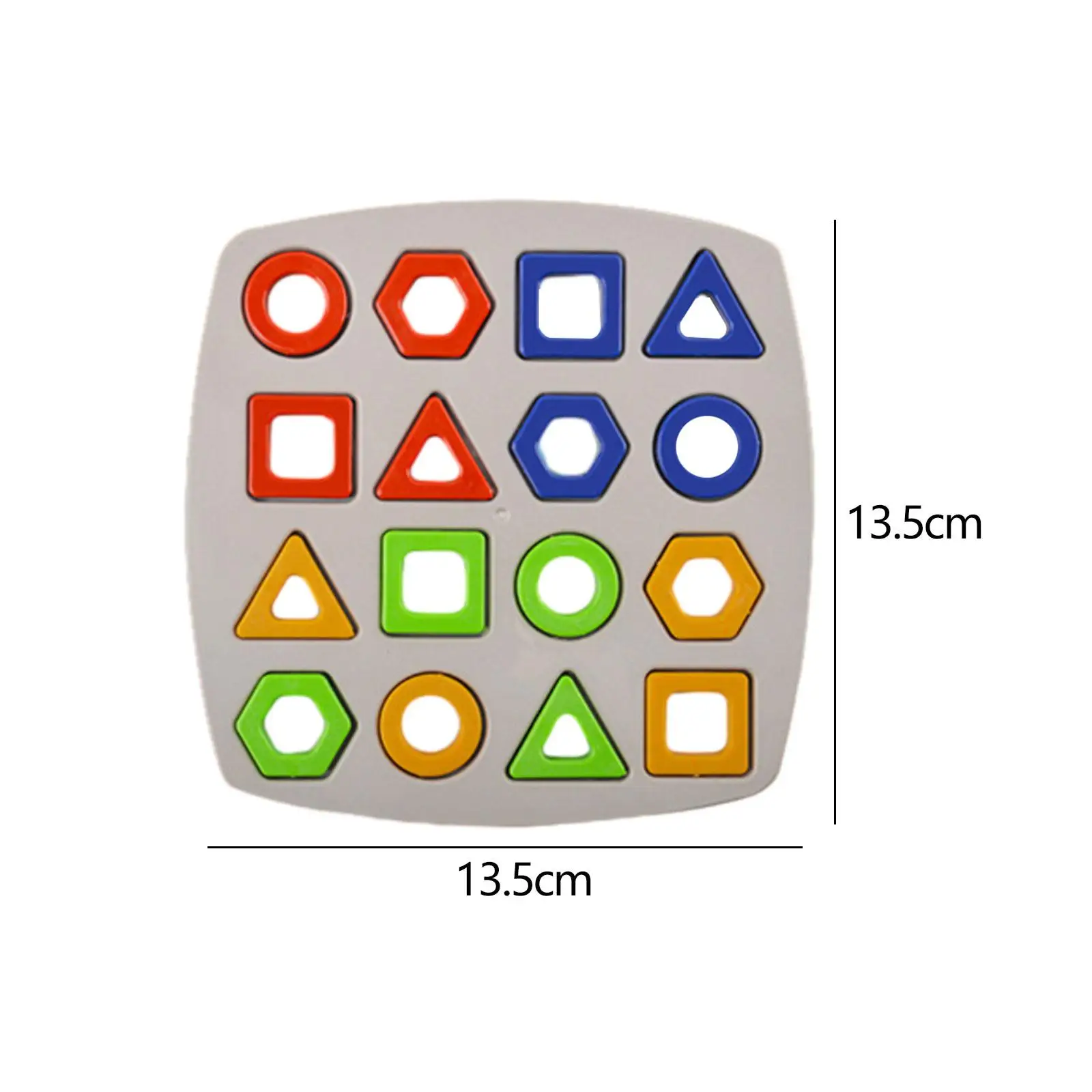 Geometric Stacker Game Shape Matching Puzzle Learning Activity Hand Eye Coordibation Shape Color Recognition for Boys Girls