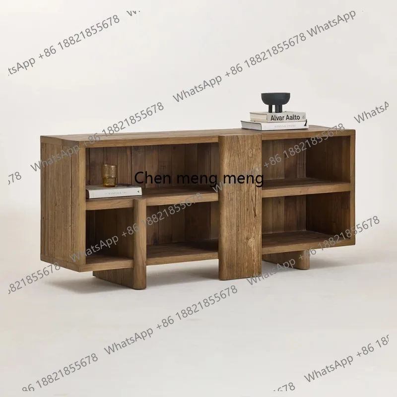 

High-end Hotel, Homestay and Resort Furniture Design: Vintage Irregular Dining Cabinet in Reclaimed Cedar