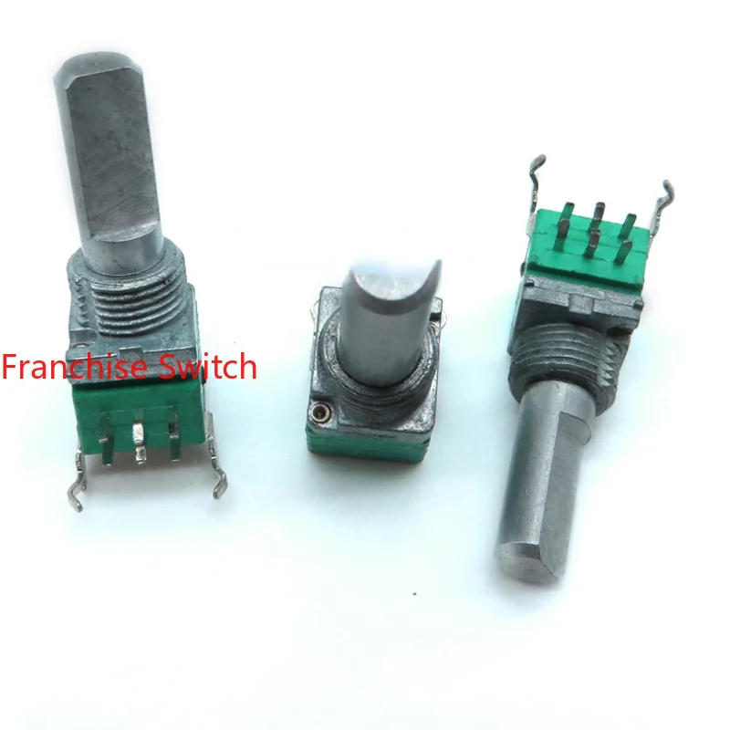 10PCS Precision R097 Amplifier Speaker Volume Adjustable Dual Potentiometer B100K 20 Half Shaft