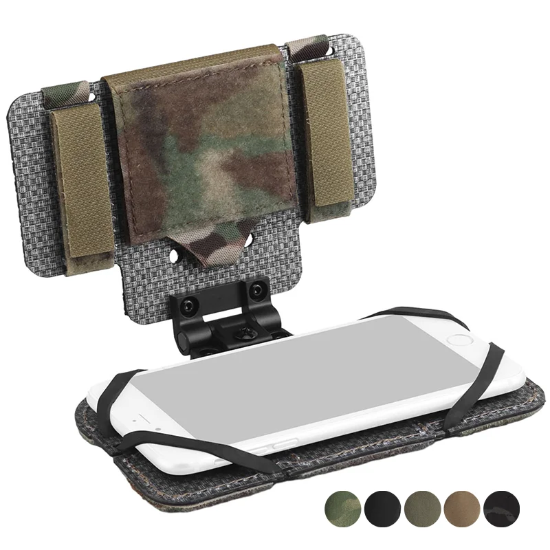 MOLLE-funda de teléfono plegable y ligera, soporte ajustable para iPhone 15 Pro Max 15 Series, acceso rápido, 8,89x17,15cm, equipo para exteriores