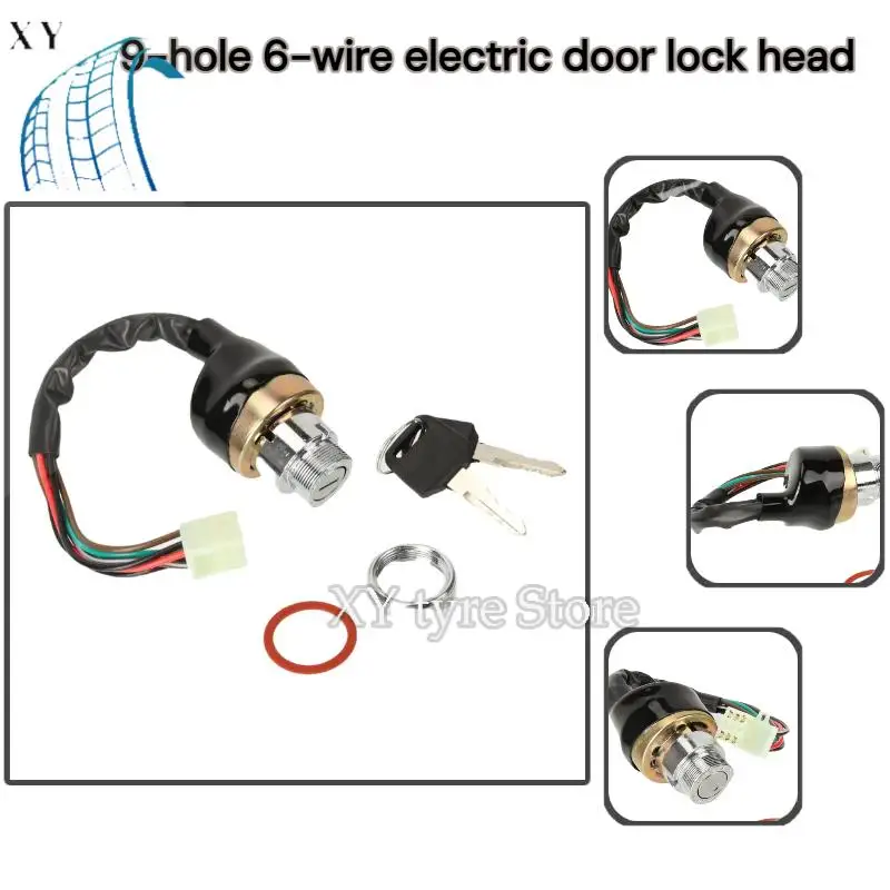 

ATV Dirt Bike and Go Kart 3 Position 6 Wire Ignition Switch with 2 Keys for Car Motorcycle Scooter