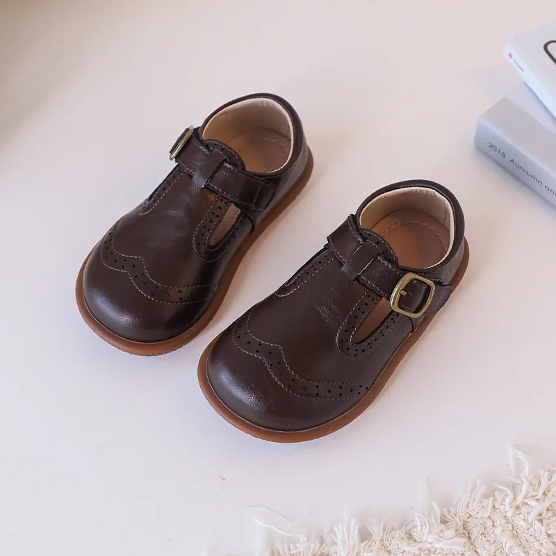 

Повседневная обувь для маленьких мальчиков, весенне-осенняя детская кожаная обувь из мягкой воловьей кожи, зимняя детская обувь на плоской подошве с теплой подкладкой