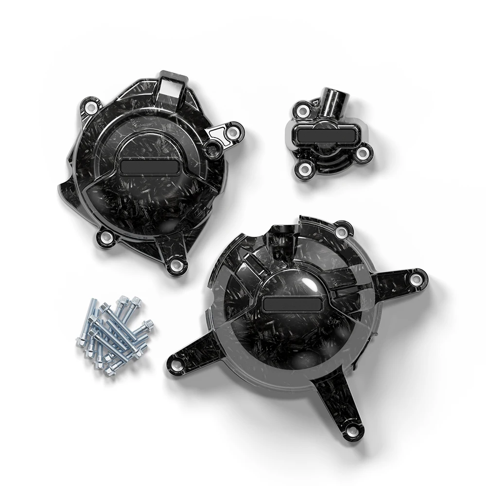 Engine Guard For YZF-R3 2015-2019 2020 2021 2022 Clutch / Alternator / Water Pump Cover Engine Cover Clutch Cover Protection Set