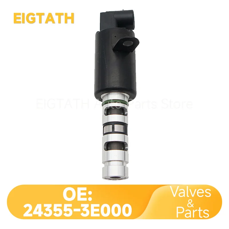 

24355-3E000 Левый клапан управления маслом газораспределения VVT для Hyundai Grandeur Azera Santa Fe Kia K5 Optima Carens UN Rondo New 24355 3E0 00