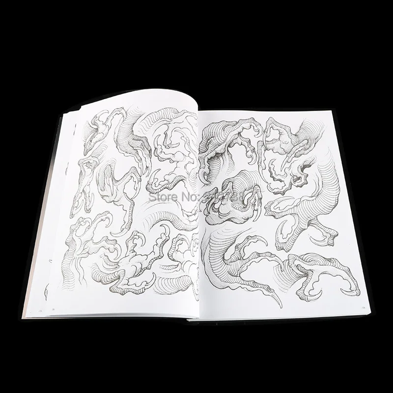 Newest Dragon Claws Tattoo Designs by Filip Leu Tattoo Book Body Art Design Pattern Template Free Shipping