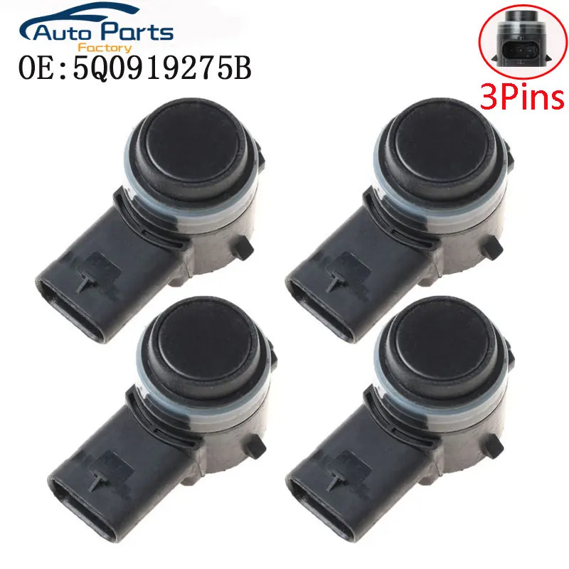 

4PCS PDC Parking Sensor For Audi A3 A4 Q7 4MB A3 8V1 8VK 8VS B9 VW Golf VII PORSCHE 991 92A SEAT LEON 5F1 VW A11 5Q0919275B