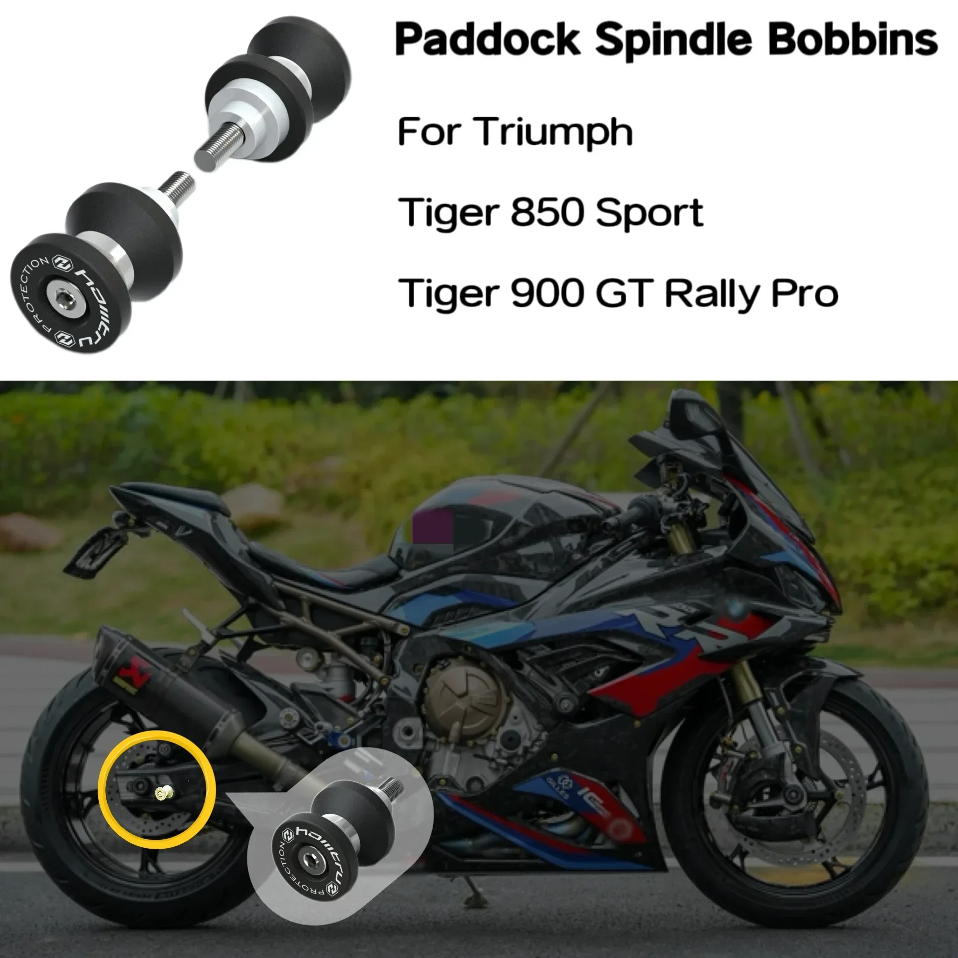 

Подставка для паддока, положение отверстия для Triumph Tiger 850 Sport/Tiger 900 GT Rally Pro 2020+, высококачественные аксессуары для мотоциклов