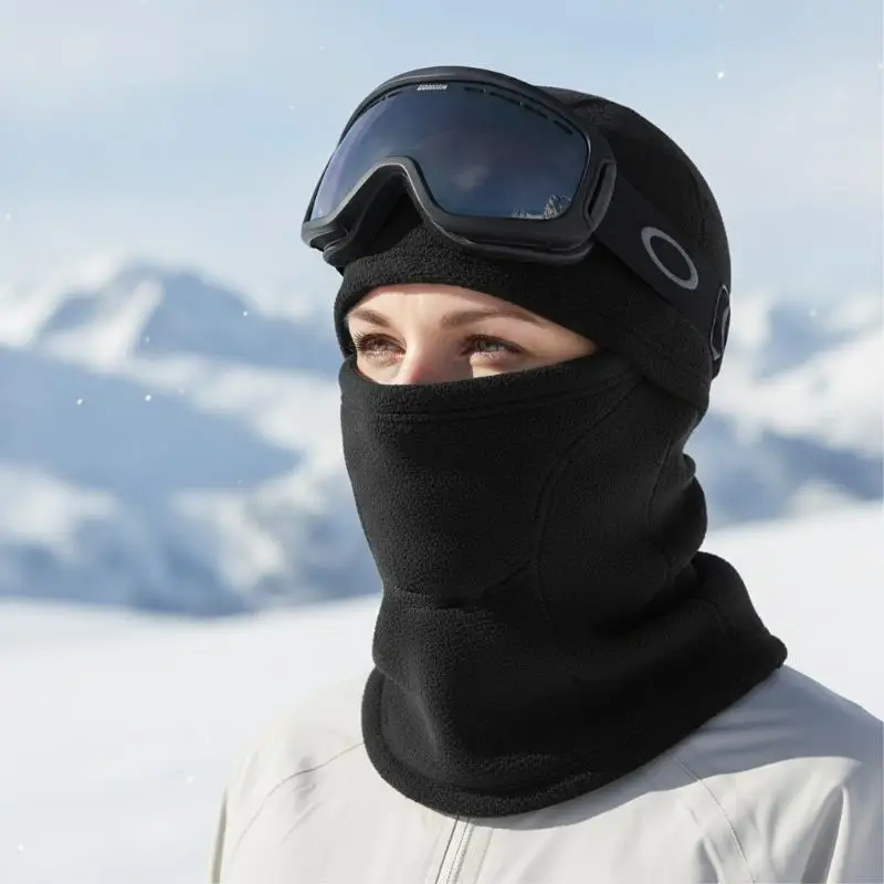 Winter Cycling Mask Thermal Windproof Ski Mask Men Women Warm Polar-fleece Outdoor Sport Motorcycle Face Mask