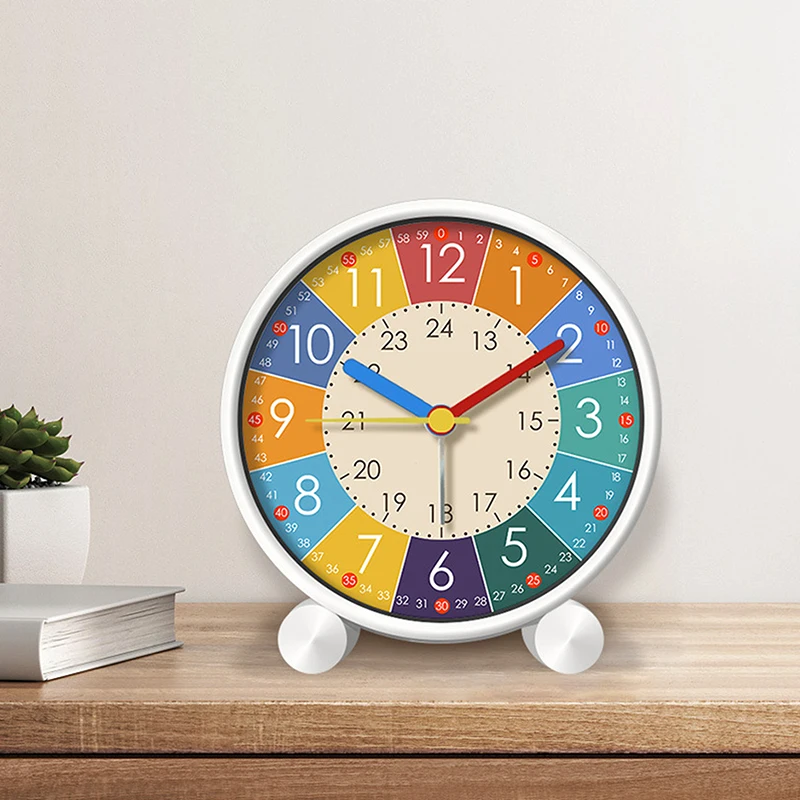 Cartoon Alarm Clock Student Specific Wake Up Tool Childrens Bedroom Living Room Silent Non Ticking Desktop Clock With Night Ligh