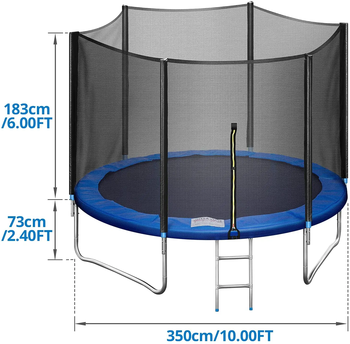 

6FT Bungee Jumping Outdoor Fitness Equipment for Adult Kids Trampoline Floating Round Trampolin Park1